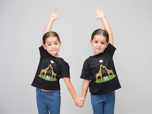 two little girls playing while wearing Them Fine People t-shirts